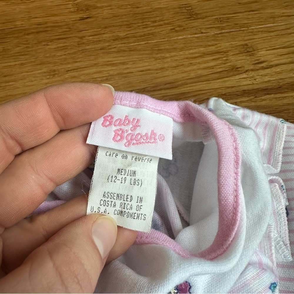 NWT VINTAGE BABY B'GOSH 3-6 Month  Ruffle Floral Footie - Picture 5 of 10